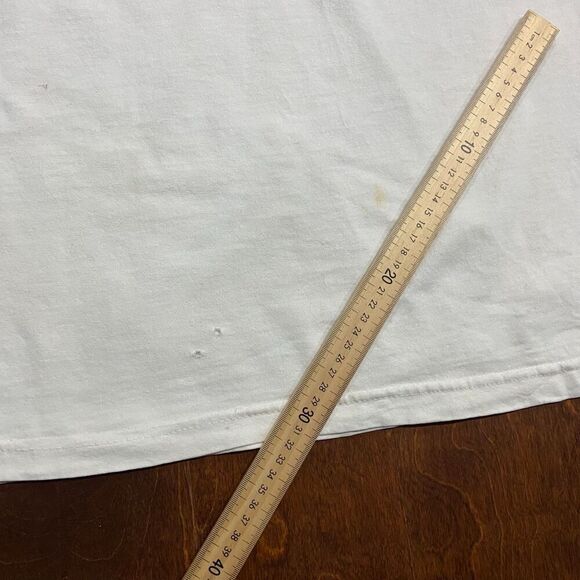 Shady Vintage Y2K Rap Eminem Old English Logo White Blue T-Shirt Mens Size Large - Picture 6 of 9